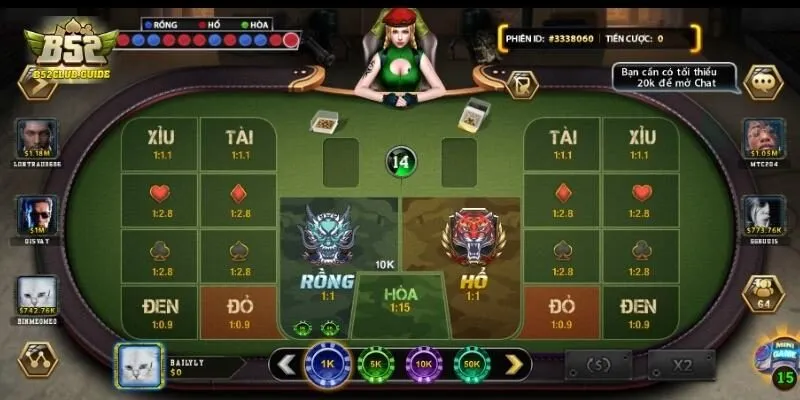 game rồng hổ b52 club apk