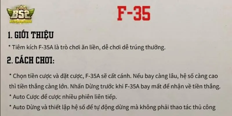 tiêm kích F-35A nổ hũ b52 club live